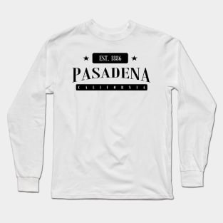 Pasadena Est. 1886 Standard Black Long Sleeve T-Shirt